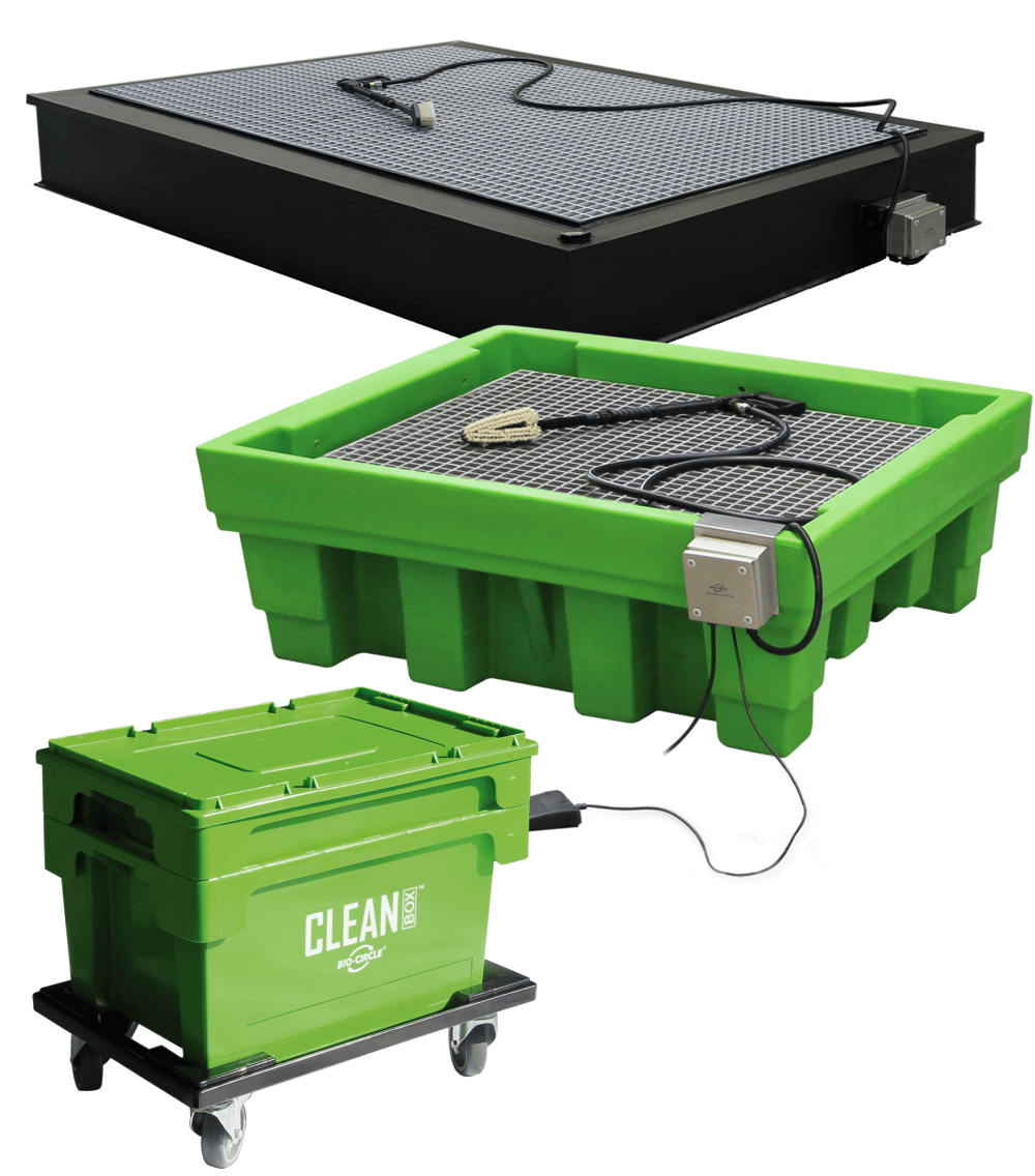 Station de nettoyage pour grande pièces mécaniques CLEAN BOX