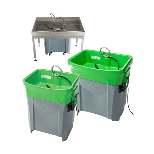 Fontaines de nettoyage Bio-Circle famille par SGD