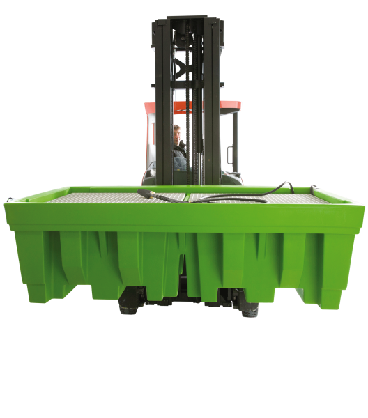 Très grande plateforme pour lavage pièces métalliques