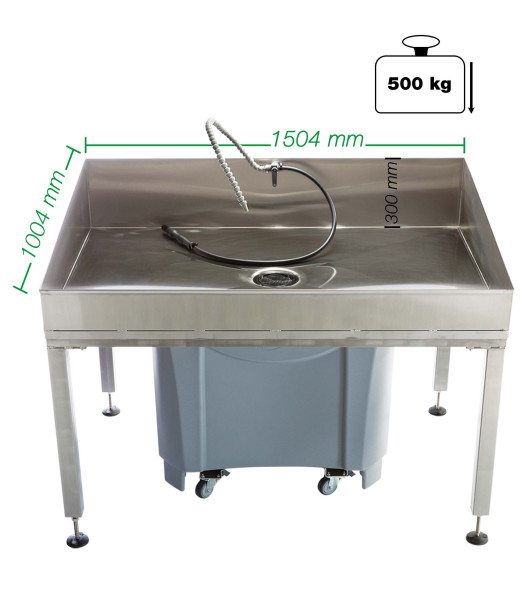 Fontaine inox BIO-CIRCLE pour le dégraissage des pièces mécaniques grande capacité