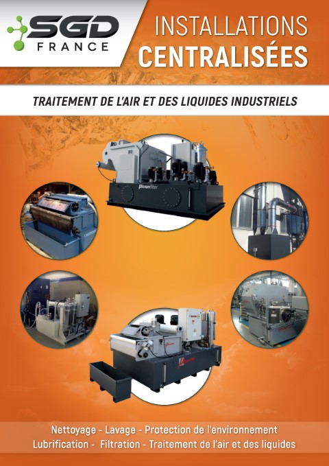 Catalogue Installations centralisées : aspiration, filtration des liquides