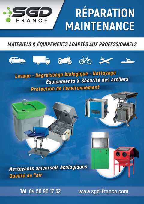 Catalogue Réparation et maintenance : matériels et équipements adaptés aux professionnels