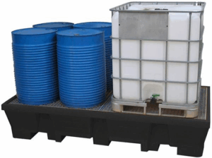 bacs de rétentions pour 1000L IBC ou fûts
