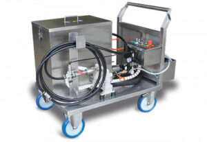 Runner Cleaner station mobile pour nettoyage des canaux et tubes d’échangeurs