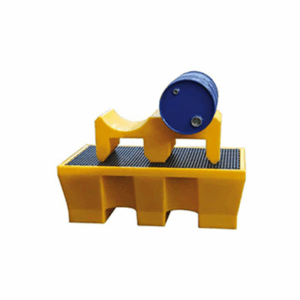 support fût acier capacité 2 fûts plastique