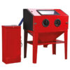 Cabine de sablage inox de 450L, sur pied