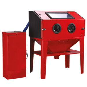 Cabine de sablage inox de 450L, sur pied