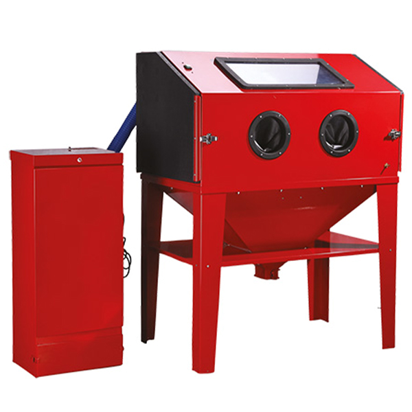 Cabine de sablage inox de 450L, sur pied
