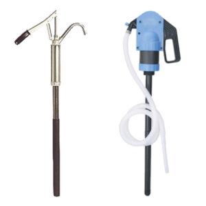 Pompes manuelles pour transvasement de liquides - outils pratiques et durables pour le transfert sécurisé en atelier ou chantier