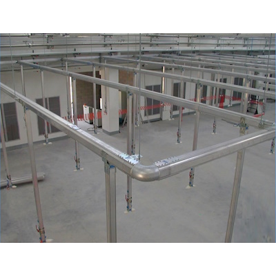 Distribution des énergies industrielles via un système modulaire rapide à installer