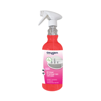 Spray nettoyant détartrant désinfectant parfumé sanitaire (750 ml)