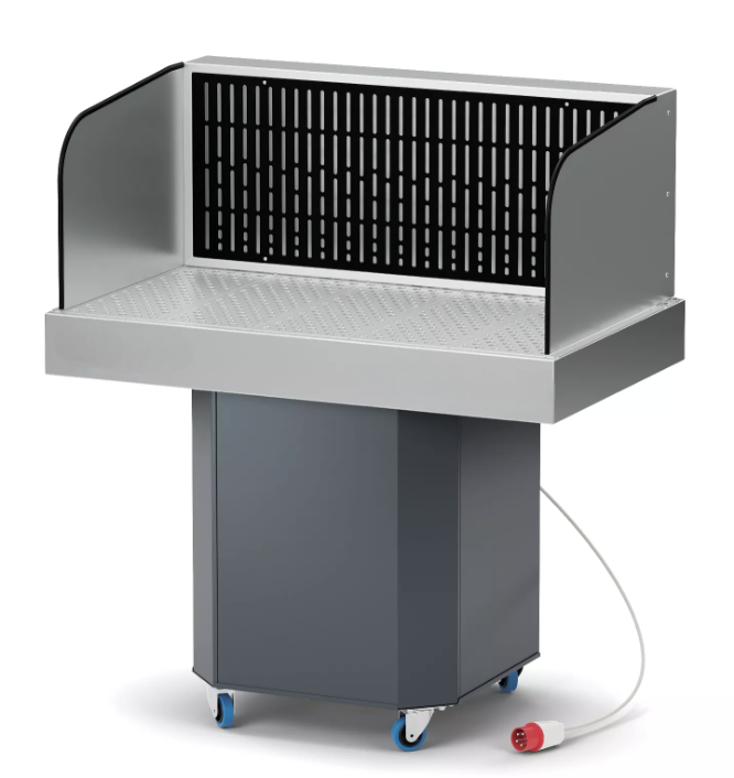 CSP - TABLE ASPIRANTE INDUSTRIELLE MOBILE AVEC SYSTÈME D'EXTRACTION ET DE FILTRATION INTÉGRÉ