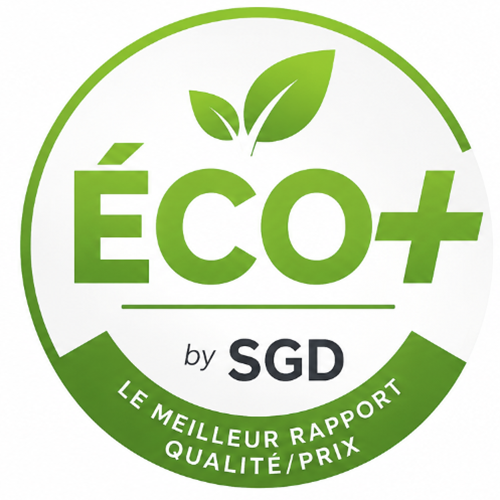 ÉCO+ by SGD. Des produits sélectionnés pour leur excellent rapport qualité/prix, offrant des performances professionnelles à un coût maîtrisé.