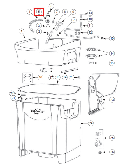 VANNE 3 VOIES POUR FONTAINE DE NETTOYAGE BIOLOGIQUE – SÉLECTION PINCEAU OU FLEXIBLE D’ARROSAGE – Image 2