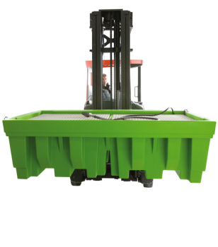 Très grande plateforme pour lavage pièces métalliques